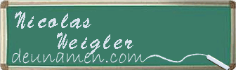 Nicolas Weigler Visitenkarte